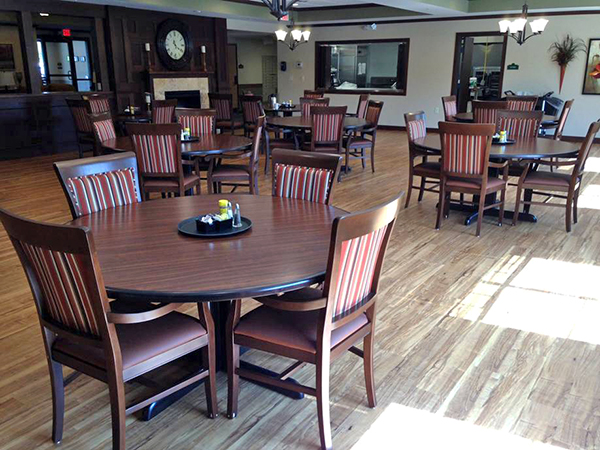 Dining room at The Legacy