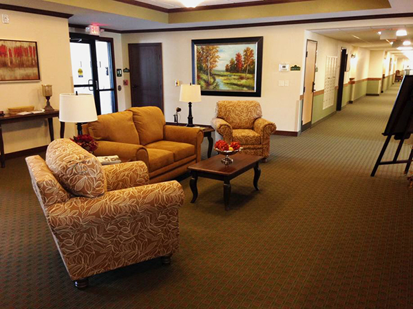 Visiting area at The Legacy