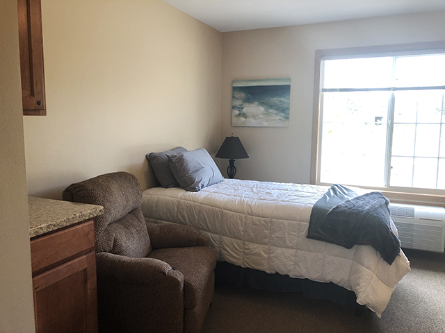 Memory care bedroom